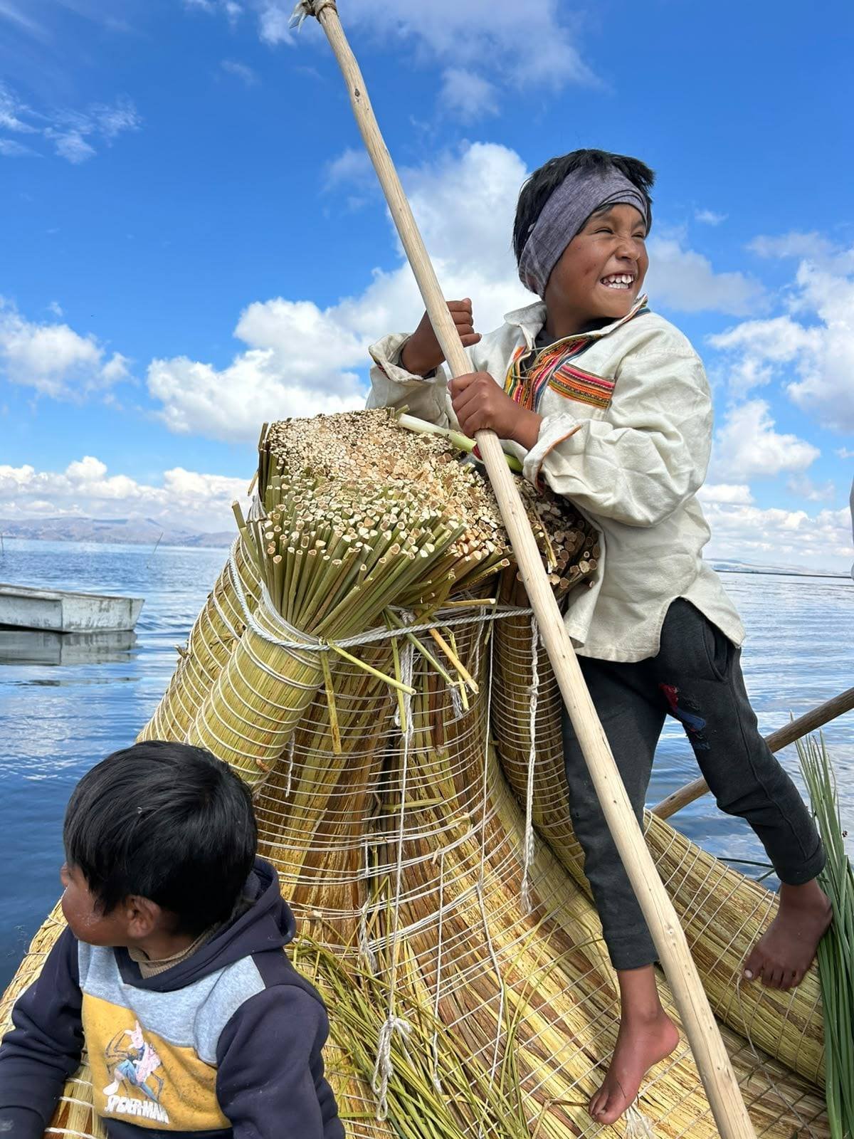 Sul lago Titicaca